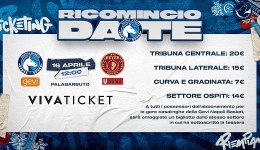 Gevi Napoli Basket-U.R. Venezia: Al via la prevendita. Prezzi speciali, biglietto omaggio per gli abbonati