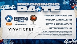 Gevi Napoli Basket - Bertram Yachts Tortona, inizia la prevendita