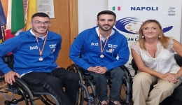 Napoli: l'Ass. Ferrante ha consegnato le onorificenze agli atleti partenopei di Nuoto Paralimpico