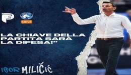 Domani la Gevi Napoli Basket in campo contro Pistoia. Milicic: la chiave della partita sar la difesa