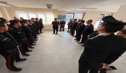 Il Generale La Gala in visita alle Compagnie CC di Marano e Giugliano