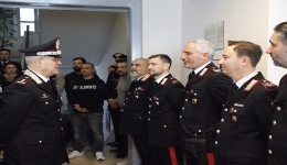 Napoli: il Generale La Gala in visita alla Compagnia Carabinieri Vomero