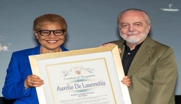 Premiere americana di AG4IN. A De Laurentiis la cittadinanza onoraria di Los Angeles