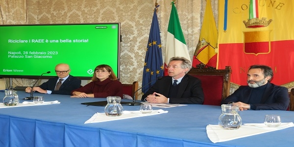 Comune di Napoli, Asia e Erion Weee, collaborazione per conferimento rifiuti elettronici