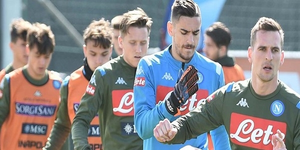 Castelvolturno: azzurri al lavoro, giovedi sera match con l'Inter per la Coppa Italia