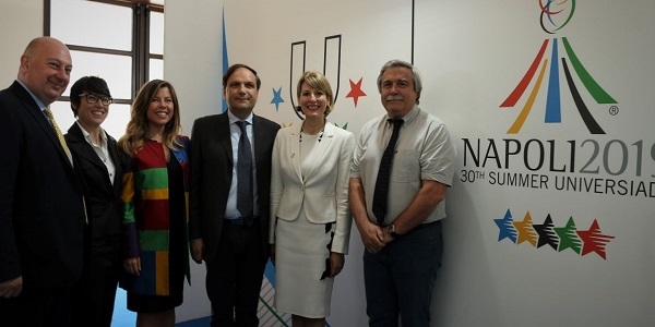 Universiade: visita ufficiale dell’Ambasciatrice in Italia della Gran Bretagna, Jill Morris