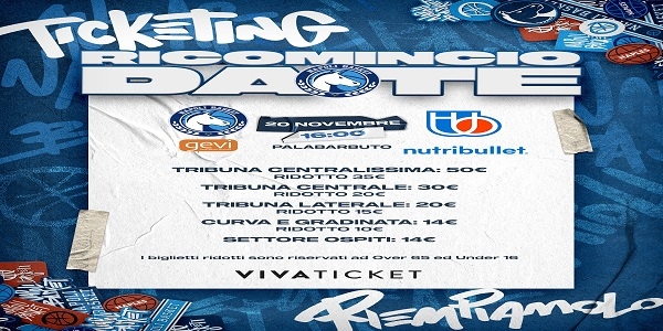 Gevi Napoli Basket - Nutribullett Treviso: parte la vendita dei biglietti