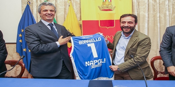 L'Assessore allo Sport Ciro Borriello ha ricevuto la GeVi Napoli Basket