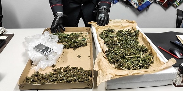 Boscoreale: essiccava marijuana in garage, arrestato dai carabinieri