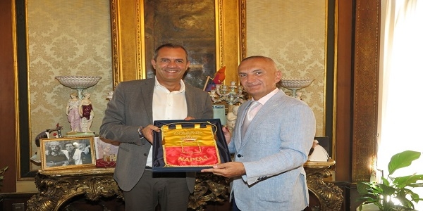 Napoli: de Magistris ha incontrato il Presidente della Repubblica di Albania