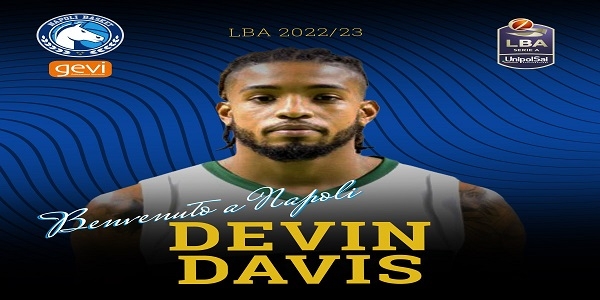Gevi Napoli Basket, arriva Devin Davis