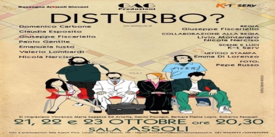 Teatro: 'Disturbo?'. Disturbi ossessivo-compulsivi in scena.