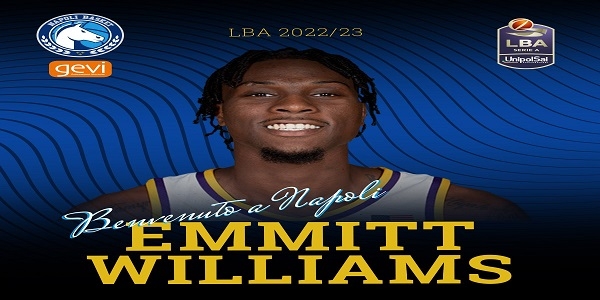 Gevi Napoli Basket: ingaggiato Emmitt Williams