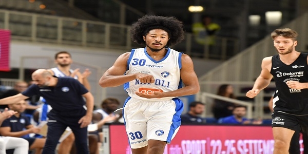 La Gevi Napoli Basket sconfitta 95-93 dalla Dolomiti Energia Trentino