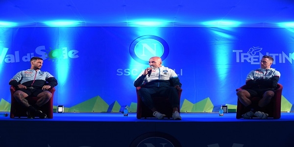 Dimaro Folgarida: Spalletti, Politano e Zielinski incontrano i tifosi