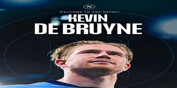 SSC Napoli: ecco De Bruyne