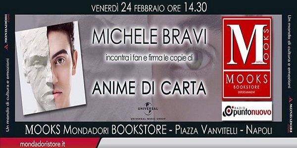 Musica: bagno di folla alla Mondadori per Michele Bravi, vincitore di X Factor 