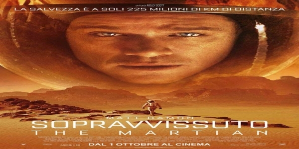 Cinema: Sopravvissuto - The Martian, il nuovo film di Ridley Scott