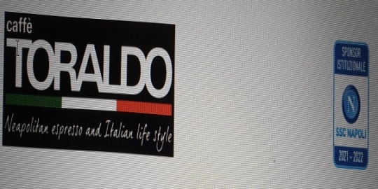 Caffè Toraldo Nuovo Sponsor Istituzionale della SSC Napoli.