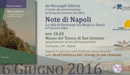 Lunedi al Museo di San Gennaro la presentazione del libro 'Note di Napoli'.
