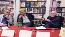 Napoli: il filosofo Aldo Masullo ha presentato il libro 'Giordano Bruno maestro di anarchia'.