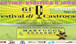 Musica: il Festival di Castrocaro fa tappa a Napoli, alla 'Martucci Academy'