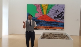 Napoli: le telecamere di Rai 1 al Museo Madre per la trasmissione 'Top tutto quanto fa tendenza'