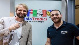 Napoli: inaugurato 'Fisio Tredici', studio di fisioterapia di Daniele Palermo. Rosolino ospite d'onore