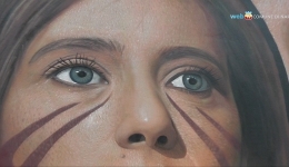 Napoli: giovani e street art, al Vomero il murales di Ilaria Cucchi