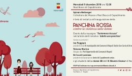 Napoli, Capodimonte: domani la presentazione della Panchina Rossa