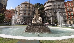 Napoli: Terminato il recupero della Fontana delle Sirene