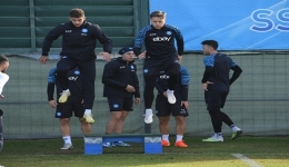 Castel Volturno: il Napoli prepara il match con la Juventus