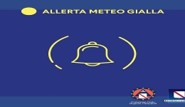 CAMPANIA:  ALLERTA METEO GIALLA PER TEMPORALI DALLE 12 DI DOMANI 
