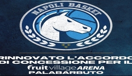 Gevi Napoli Basket: rinnovato l'accordo per gestione Fruit Village Arena Palabarbuto
