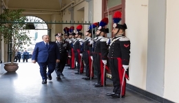 Napoli: il Prefetto in visita al Comando provinciale dei carabinieri