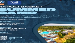 NAPOLI BASKET: SUMMER CAMP, AL VIA LE ISCRIZIONI