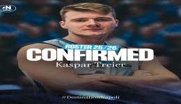 S.S. NAPOLI BASKET: RINNOVATO L'ACCORDO CON KASPAR TREIER