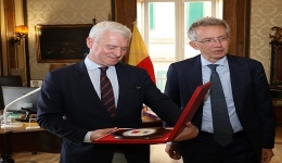 Il Sindaco ha ricevuto il nuovo console generale di Francia
