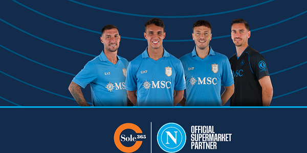 Sole365 è Official Supermarket Partner di SSC Napoli