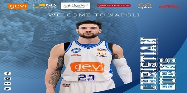 Gevi Napoli Basket: arriva Christian Burns