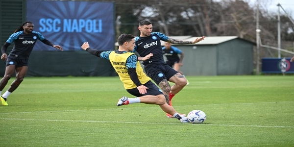 Castel Volturno: il Napoli prepara il match con il Lecce