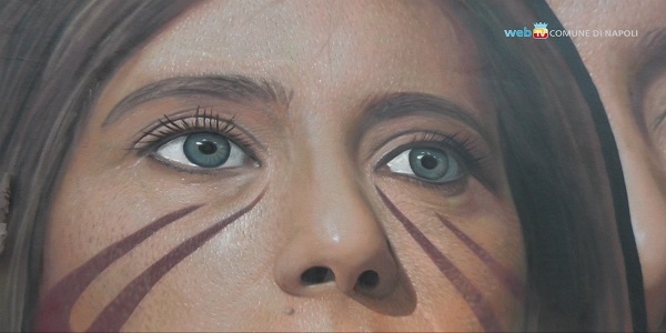 Napoli: giovani e street art, al Vomero il murales di Ilaria Cucchi
