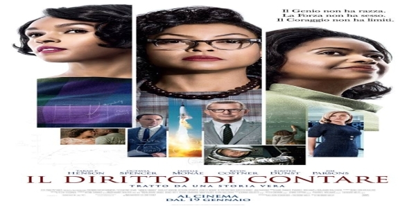 Cinema: 'Il diritto di contare'. Il volto femminile della corsa americana allo spazio