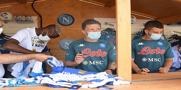 Dimaro Folgarida: Demme, Mario Rui e Osimhnen incontrano i tifosi