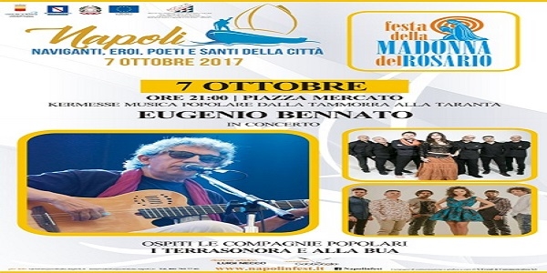 Napoli: il concerto di Bennato e i fuochi sul lungomare chiudono gli eventi estivi.