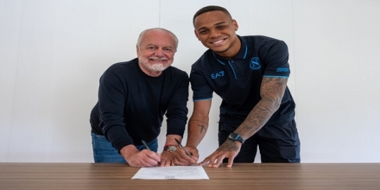 Il Napoli ufficializza l'acquisto di Natan a titolo definitivo