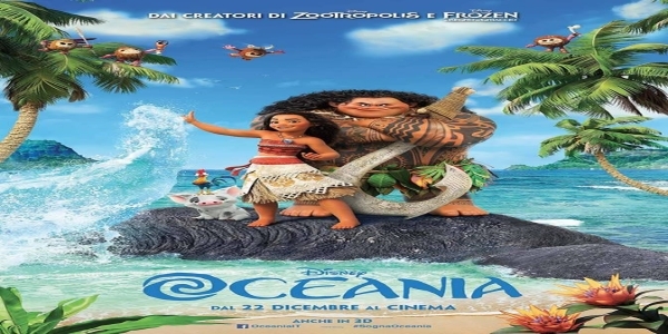 Cinema: 'Oceania', il nuovo spettacolare cartoon Disney