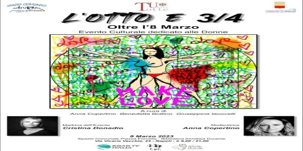 Napoli: Alla Biblioteca Annalisa Durante l’evento: 'L’Otto e 3/4 – Oltre l’8 marzo'