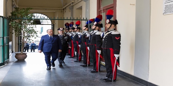 Napoli: il Prefetto in visita al Comando provinciale dei carabinieri
